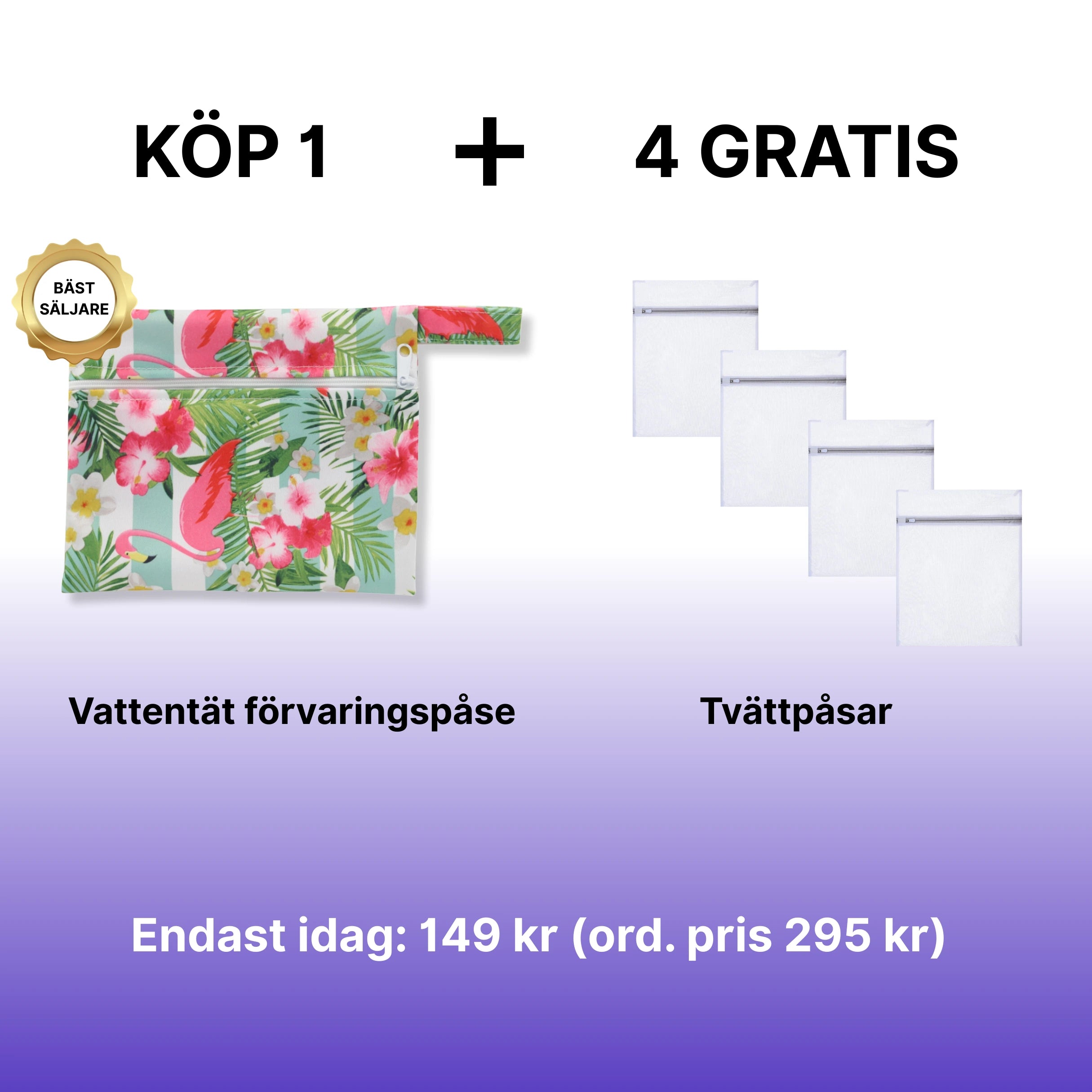 Skydda dina trosor fodral + 4 tvättpåsar - Noala